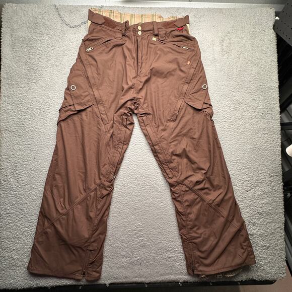 FourSquare Other - Foursquare Snowboard Outerwear Brown Pants Mens Large Pockets